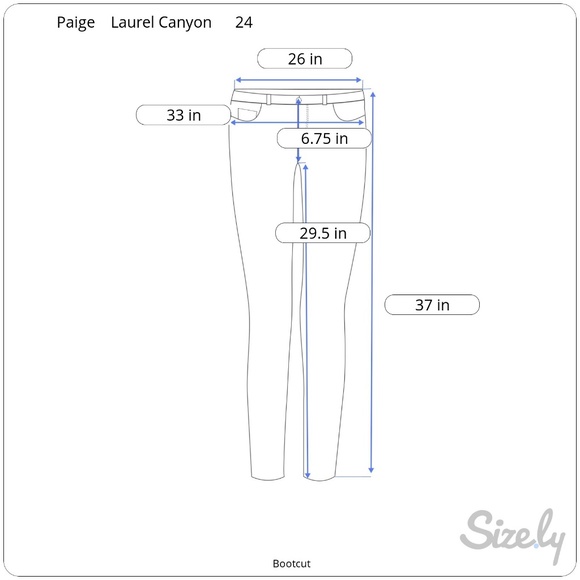Paige Laurel Canyon Low-rise Boot Cut Jeans - Picture 3 of 7